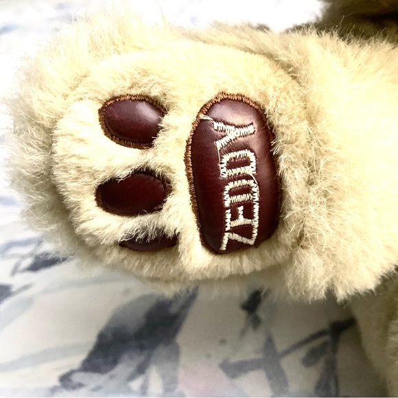 Vintage 1980s ZEDDY Teddy Bear Zellers Department Store Mascot 12" Plush Bear - Picture 5 of 5